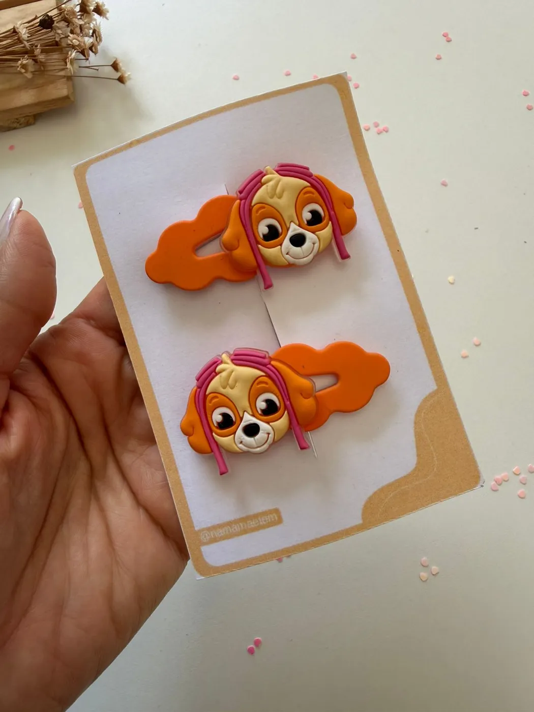 Parzinho Hairclip Skye Patrulha Canina